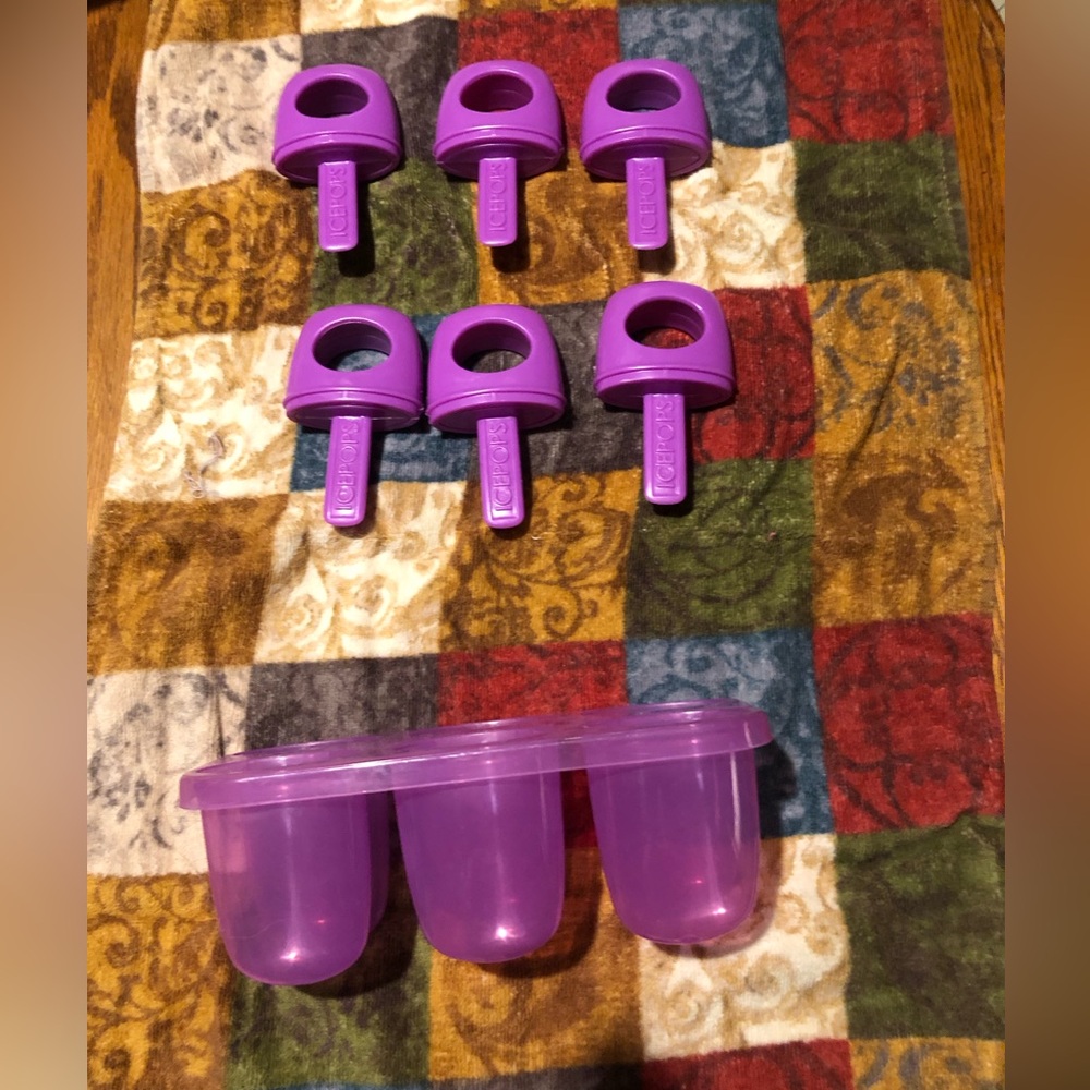 Purple Popsicle Mold Set